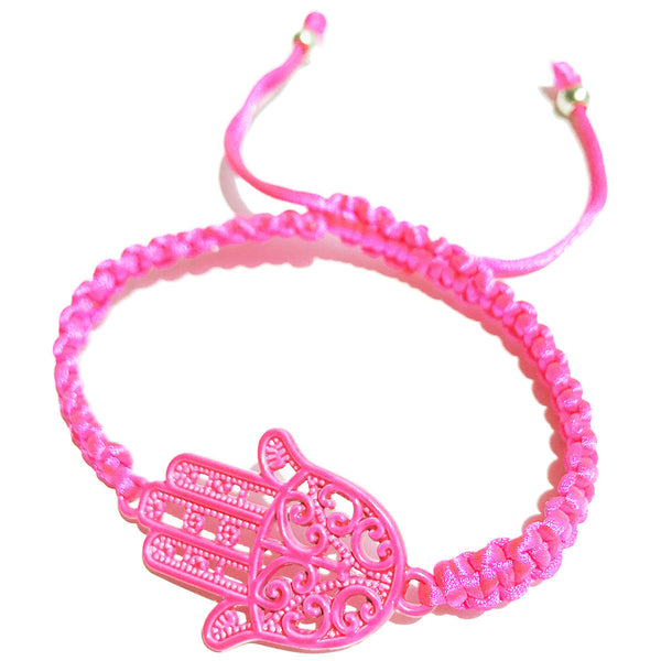 RANIA PINK CORD BRACELET