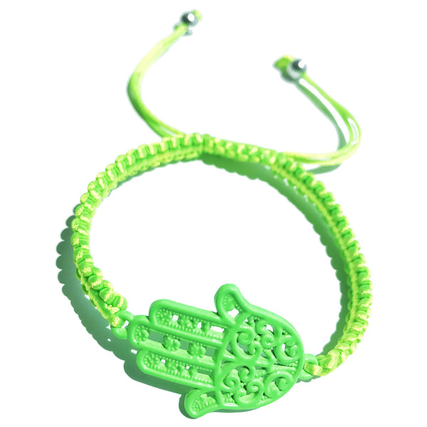 RANIA GREEN CORD BRACELET
