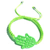 RANIA GREEN CORD BRACELET
