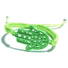 RANIA GREEN CORD BRACELET