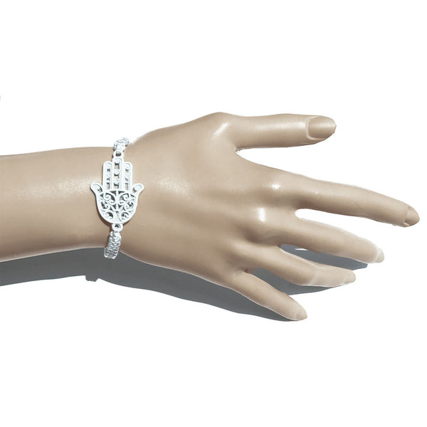 RANIA WHITE CORD BRACELET