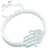 RANIA WHITE CORD BRACELET