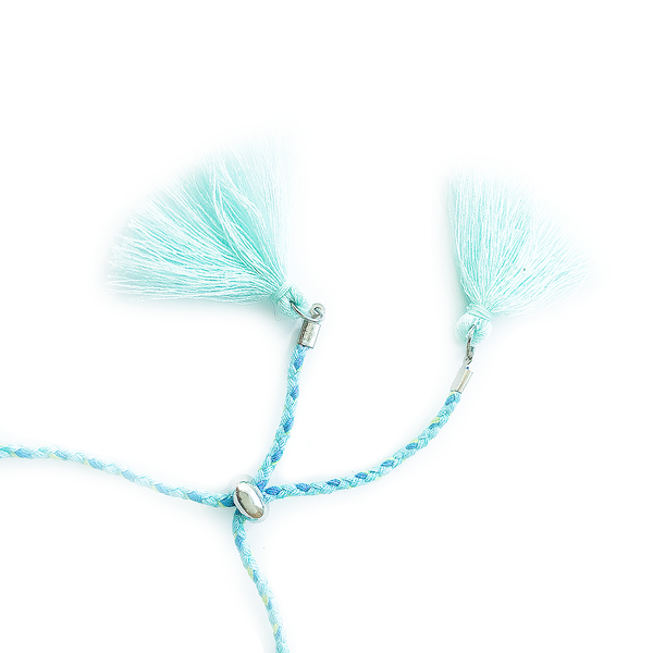 SIDI HORSESHOE TURQUOISE TASSELS BRACELET