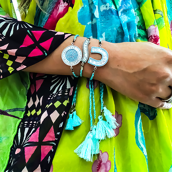 SIDI TILDE BAGUETTE TASSELS BRACELET