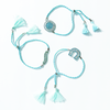 SIDI NAZAR TURQUOISE PAVE TASSELS BRACELET