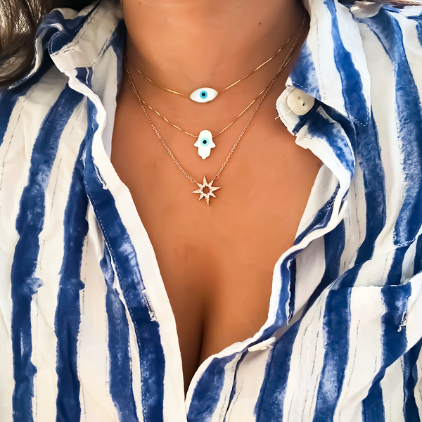 SOLARA SUN RAYS NECKLACE