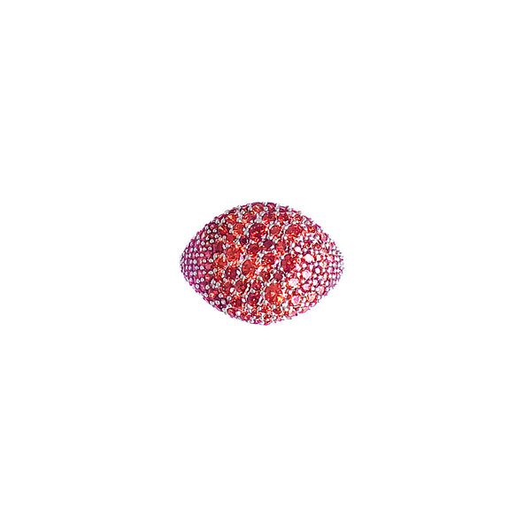 OANA Vermilion Pave Pinky Ring