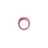 MAISSA Red Pave Pinky Ring
