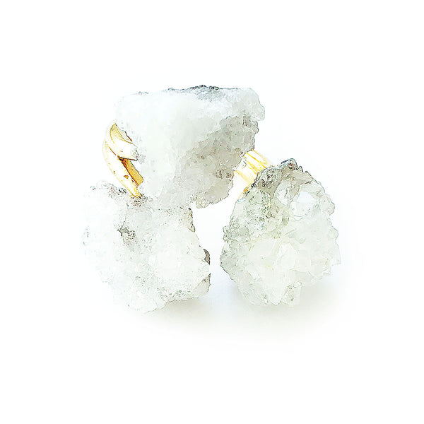 THALATA DRUZY QUARTZ RING
