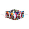 YARELI Flowers White Embroidered Face Mask