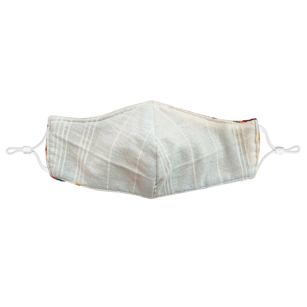 YARELI Flowers Yellow Embroidered Face Mask