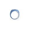 ZOFIA Evil Eye Blue Pave Pinky Ring