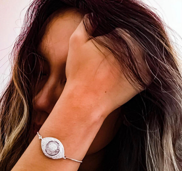 ALIA PAVE SILVER BRACELET