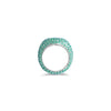 AMOURY Green Pave Pinky Ring