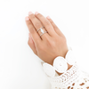AMAN HAMSA PAVE RING